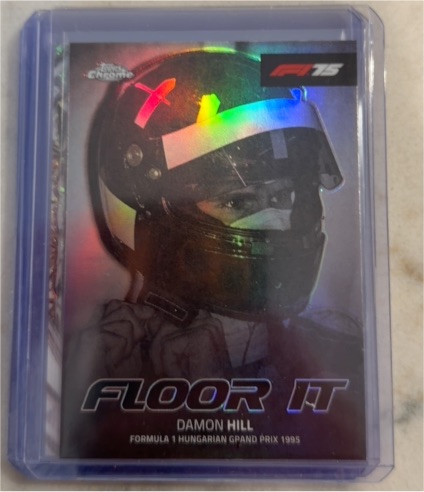 2025 Topps Chrome F1 Floor It #FI-2 Damon Hill — front