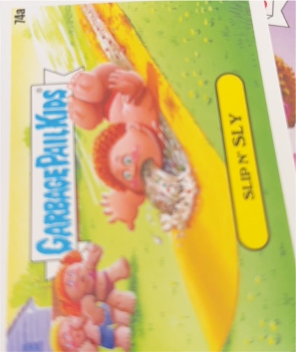 2024 Topps Garbage Pail Kids: Kids-At-Play #74a Slip N' Sly — front