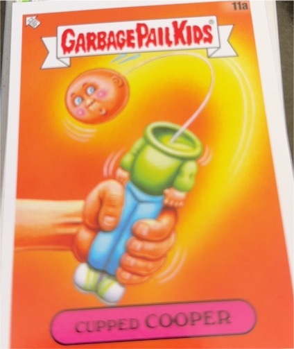 2024 Topps Garbage Pail Kids: Kids-At-Play #11a Cupped Cooper — front