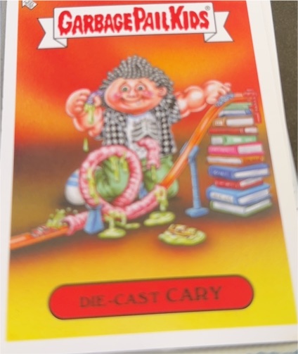 2024 Topps Garbage Pail Kids Kids-At-Play #38b Die-Cast Cary — front