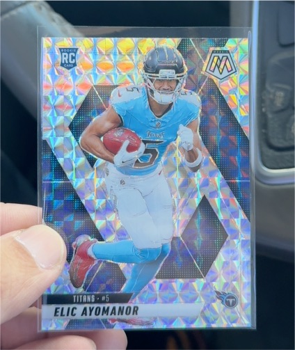 2025 Panini Mosaic #333 Elic Ayomanor — front