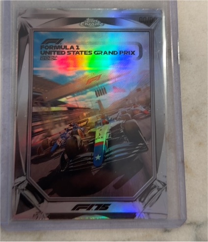 2025 Topps Chrome Formula 1 F1 United States Grand Prix Diamond Drives #F175-8 — front