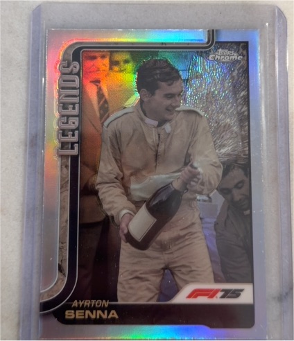 2025 Topps Chrome Formula 1 Legends #162 Ayrton Senna — front