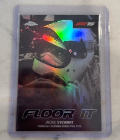 2025 Topps Chrome F1 #FI-4 Jackie Stewart Floor It — front