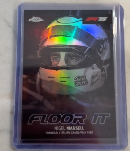 2025 Topps Chrome F1 #FI-9 Nigel Mansell Floor It — front