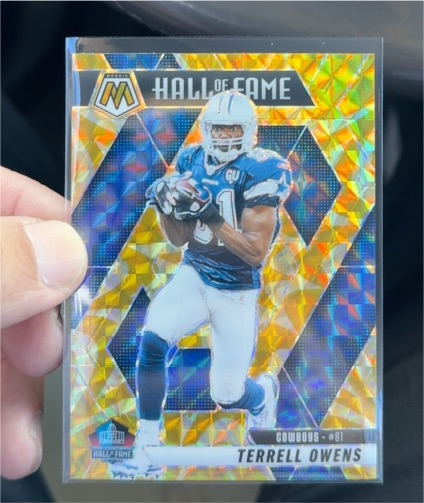 2020 Panini Mosaic Hall of Fame Terrell Owens — front