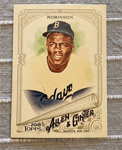 2018 Topps Allen & Ginter #42 Jackie Robinson — front