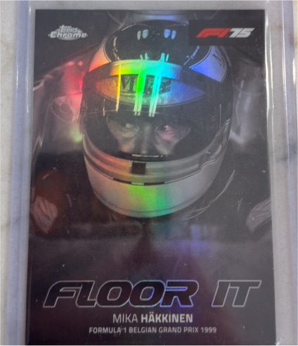 2025 Topps Chrome F1 #FI-8 Mika Häkkinen Floor It — front