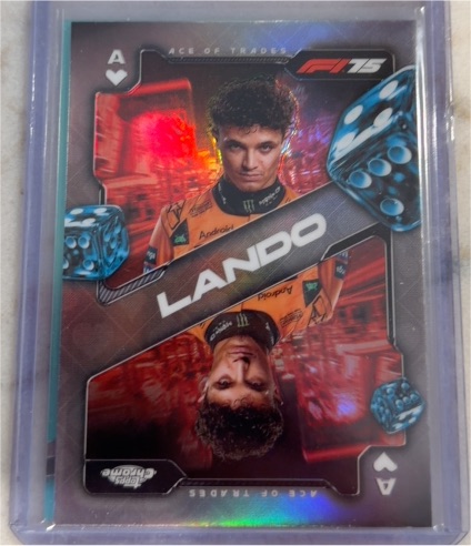 2025 Topps Chrome Formula 1 #SCA-4 Lando Norris Ace Of Trades — front