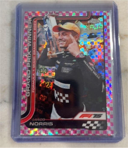 2025 Topps Chrome Formula 1 #98 Lando Norris Grand Prix Winner — front