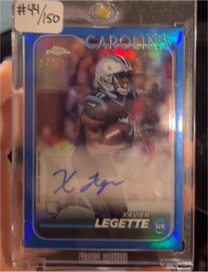 2024 Topps Chrome Rookie Autographs #RA-XLE Xavier Legette — front