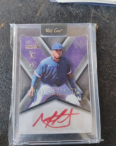 2024 Wild Card Matte #MXPA-MA Maximo Acosta — front