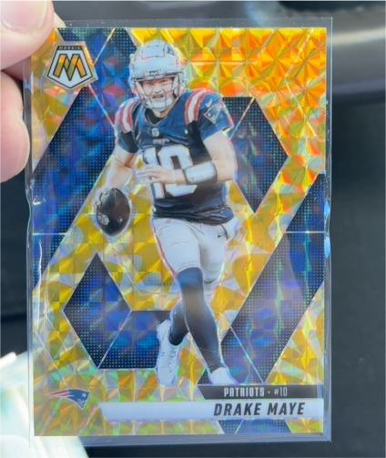 2025 Panini Mosaic #10 Drake Maye — front