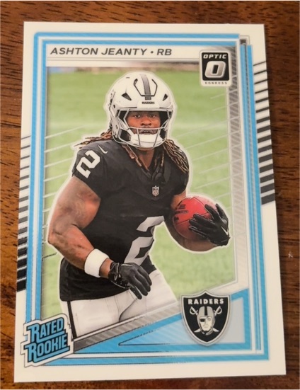 2025 Panini Donruss Optic #202 Ashton Jeanty — front