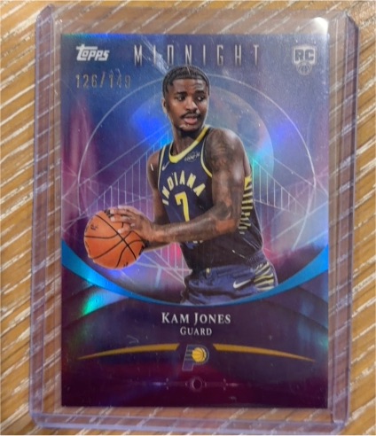 2025 Topps Midnight #126 Kam Jones — front