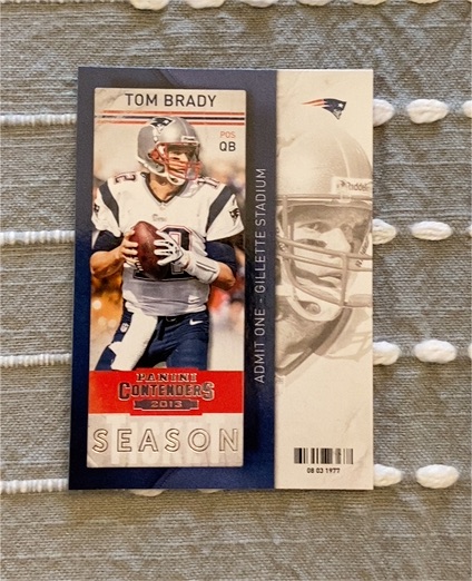 2013 Panini Contenders #67 Tom Brady — front