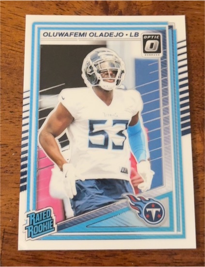 2025 Donruss Optic #280 Oluwafemi Oladejo — front