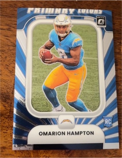 2025 Panini Donruss Optic #8 Omarion Hampton — front