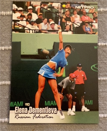 2003 NetPro #22 Elena Dementieva — front