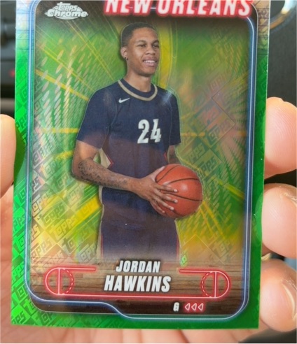 2024-25 Topps Chrome #200 Jordan Hawkins — front