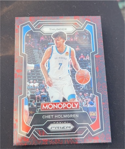 2023-24 Panini Prizm Monopoly #62 Chet Holmgren — front