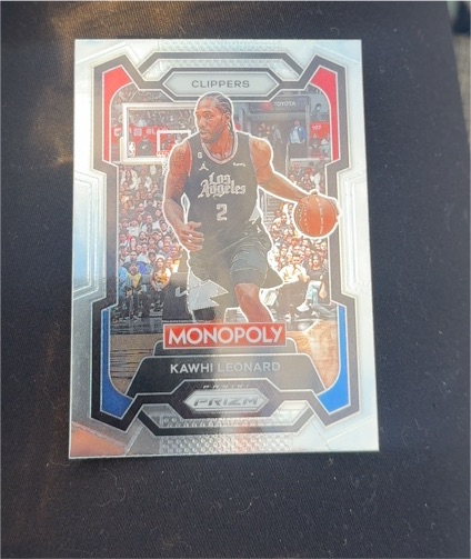 2023-24 Panini Prizm Monopoly #37 Kawhi Leonard — front