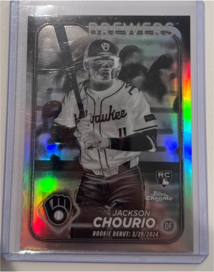 2024 Topps Chrome Update #USC30 Jackson Chourio — front