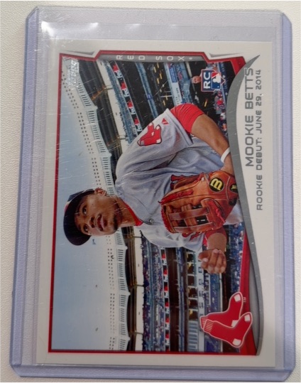 2014 Topps Update #US-301 Mookie Betts Rookie Debut — front