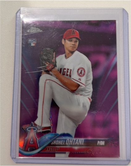 2018 Topps Chrome #150 Shohei Ohtani — front