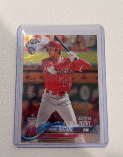 2018 Topps Chrome Update Rookie Debut #HMT32 Shohei Ohtani — front