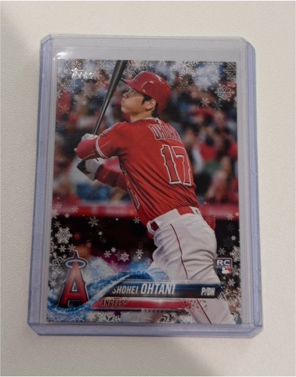 2018 Topps Holiday #HMW17 Shohei Ohtani — front