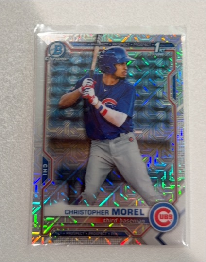 2021 Bowman Chrome Prospects #BCP-131 Christopher Morel — front