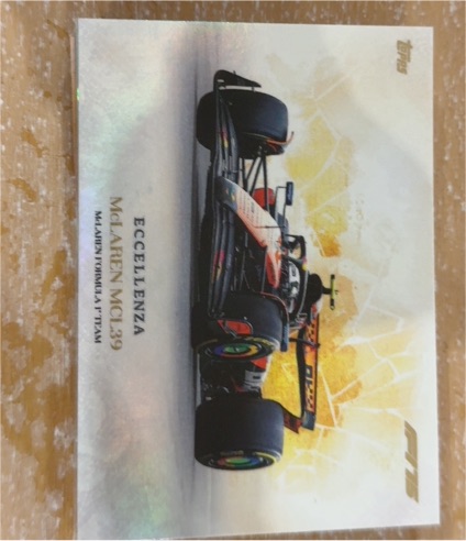 2021 Topps Formula 1 Eccellenza McLaren MCL39 — front