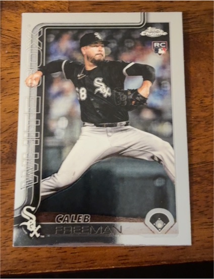 2025 Topps Chrome Update #USC124 Caleb Freeman — front
