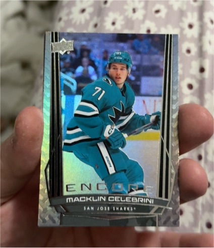2025-26 Upper Deck Series 1 Encore #E-10 Macklin Celebrini — front