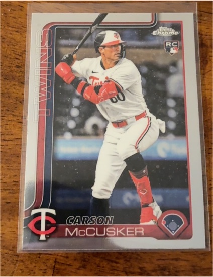 2025 Topps Chrome Update #USC155 Carson McCusker — front
