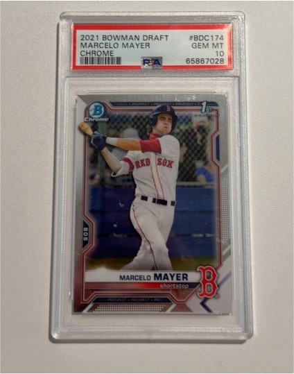 2021 Bowman Draft #BDC174 Marcelo Mayer — front