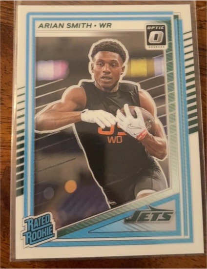 2025 Panini Donruss Optic #386 Arian Smith Rated Rookie Preview — front