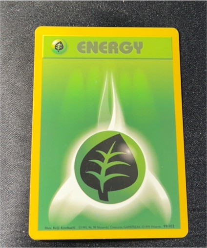 1999 Pokémon #99 Grass Energy — front