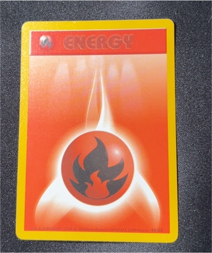 1999 Pokémon Base Set #98 Fire Energy — front