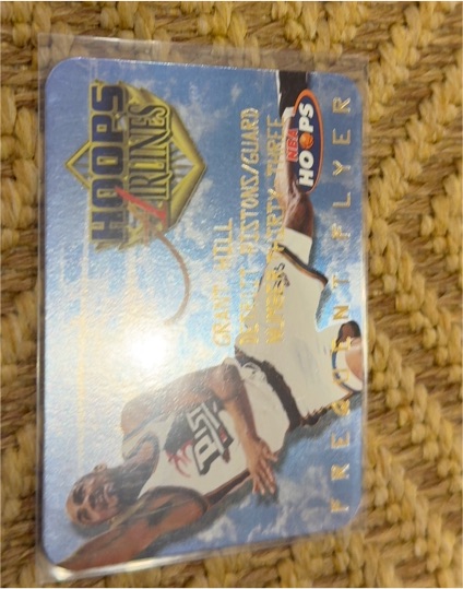 1997-98 Hoops Frequent Flyer Club #6 Grant Hill — front