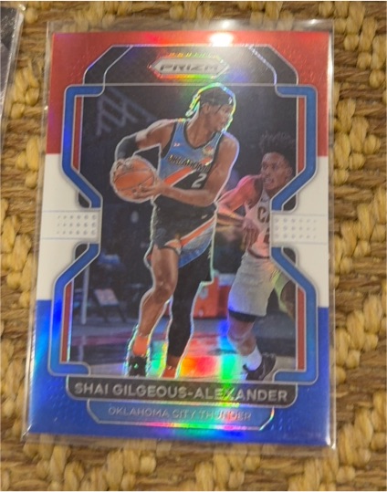 2021-22 Panini Prizm #238 Shai Gilgeous-Alexander — front
