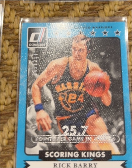 2014-15 Donruss #17 Rick Barry Scoring Kings — front