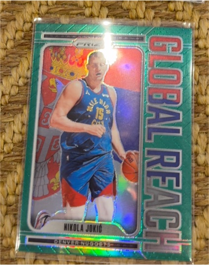 2024-25 Panini Prizm #2 Nikola Jokic Global Reach — front