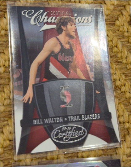 2009-10 Panini Certified Champions Bill Walton — front