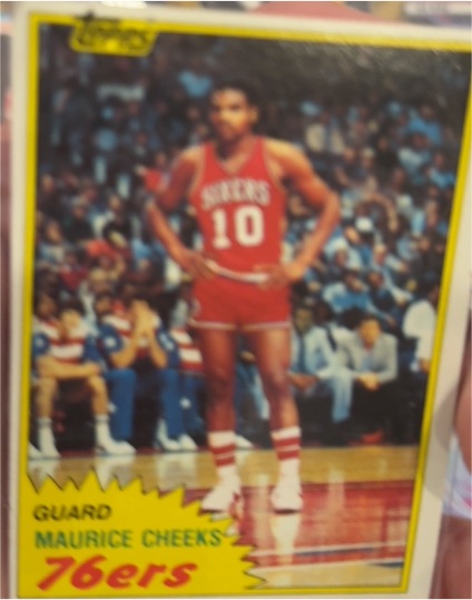 1981-82 Topps #E90 Maurice Cheeks — front