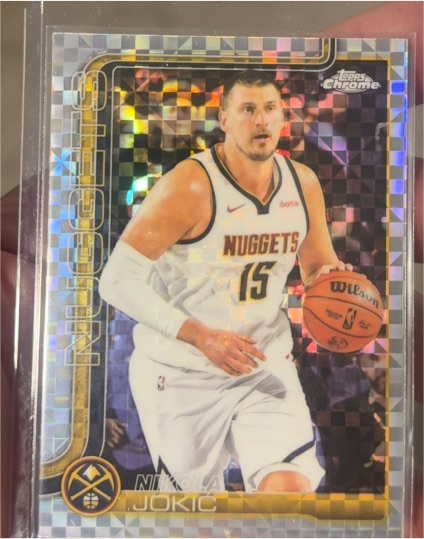 2025-26 Topps Chrome #25 Nikola Jokić — front