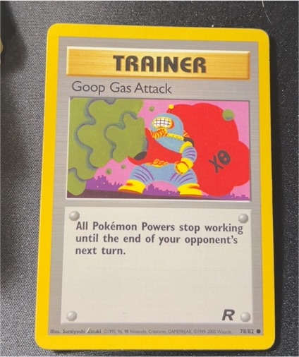 2000 Pokémon Team Rocket #78 Goop Gas Attack — front