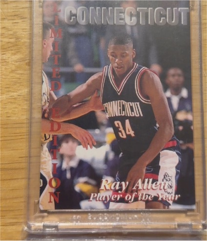 1996 Signature Stars Ray Allen Player of the Year — front