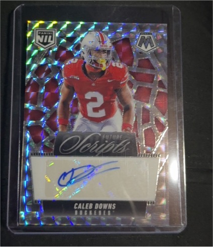 2025 Panini Mosaic #SCR-CDS Caleb Downs Future Scripts — front